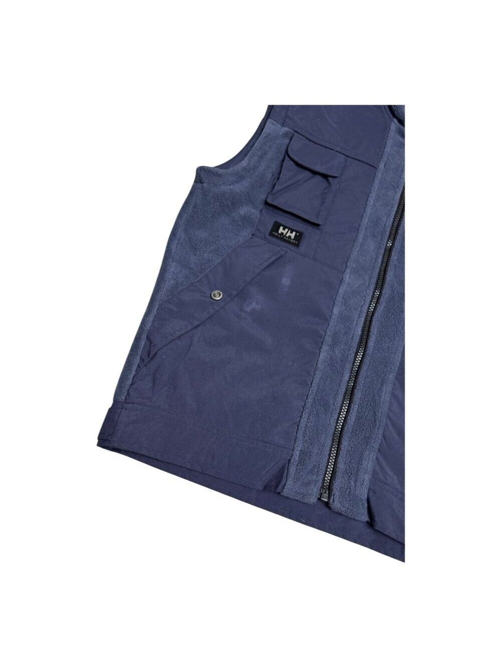 HELLY HANSEN Convertible Zip Off Sleeves FLEECE Winter Jacket Mens Small - Picture 8 of 9